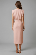 Miss | Jurk Dames Midi Casual Elegant - Polyester - Miss Madera MIS-E9A35E