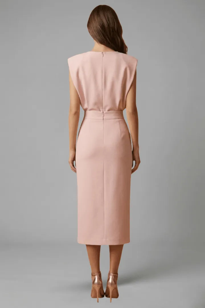 Miss | Jurk Dames Midi Casual Elegant - Polyester - Miss Madera MIS-E9A35E