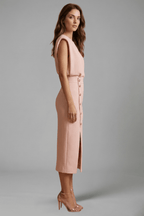 Miss | Jurk Dames Midi Casual Elegant - Polyester - Miss Madera MIS-E9A35E