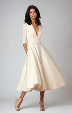 Miss | Jurk Dames Midi Casual - Polyester Mix - Miss Madera MIS-1F3425