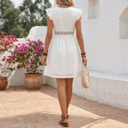 Miss | Jurk Dames Midi Casual - Polyester - Miss Madera