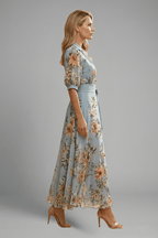 Miss | Jurk Dames Midi Casual - Polyester - Miss Madera MIS-B50080