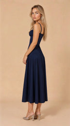 Miss | Jurk Dames Midi Casual Trendy - Polyester - Miss Madera MIS-A26E4C
