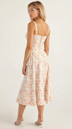 Miss | Jurk Dames Midi Casual Trendy - Polyester - Miss Madera MIS-274B1D