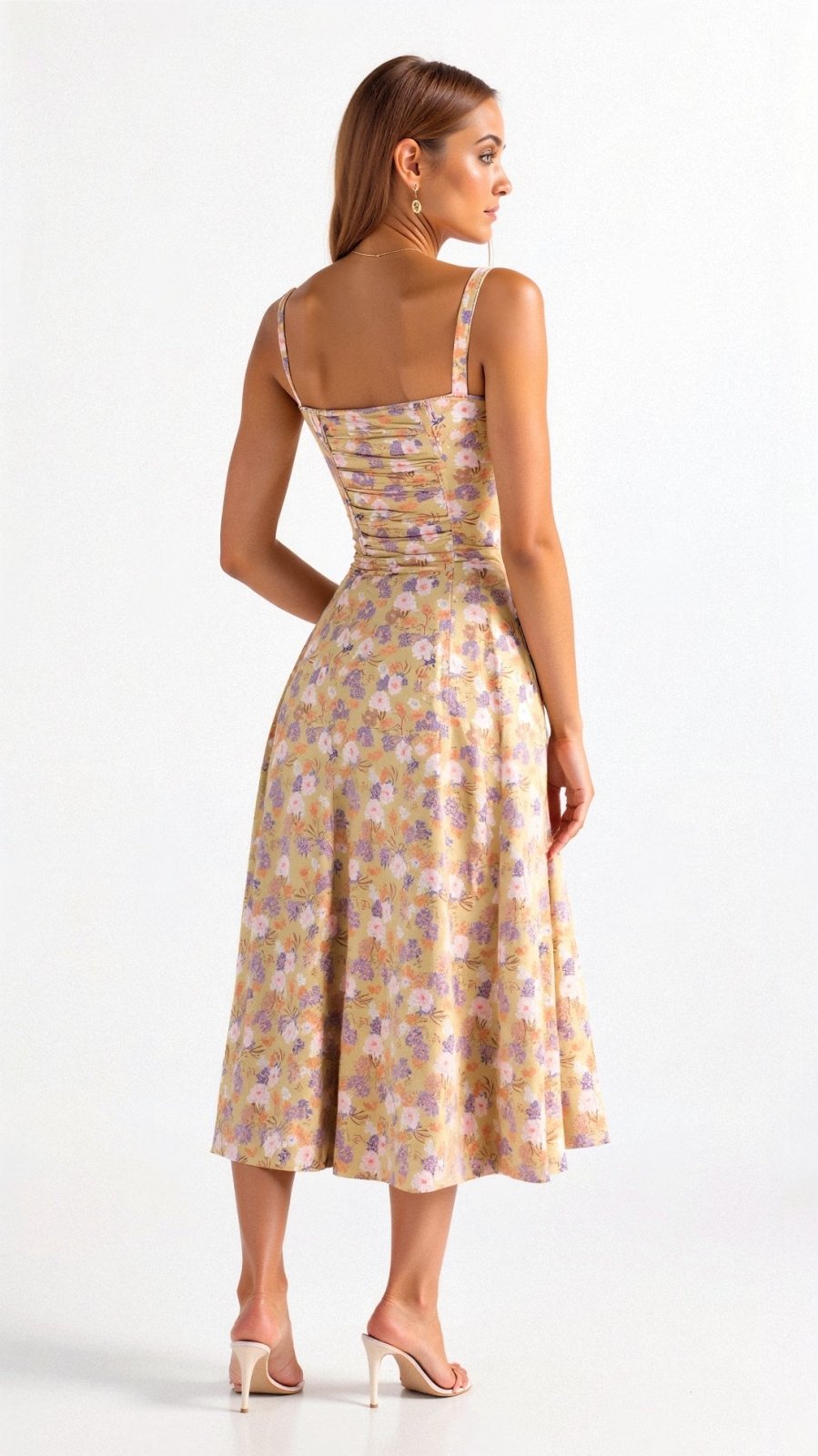 Miss | Jurk Dames Midi Casual Trendy - Polyester - Miss Madera MIS-1FBD0F