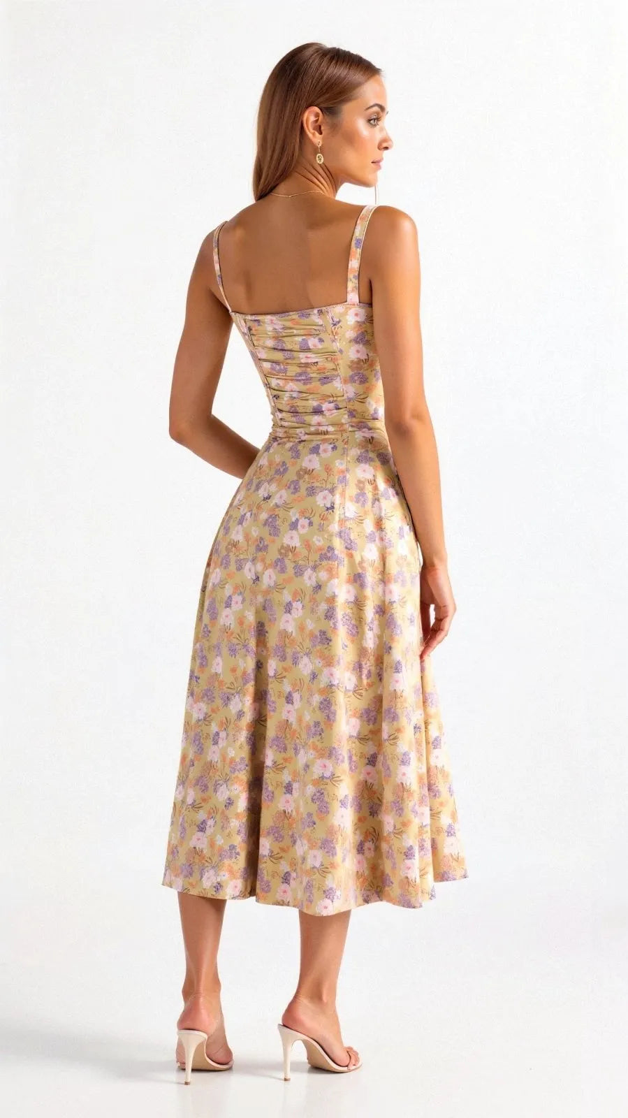 Miss | Jurk Dames Midi Casual Trendy - Polyester - Miss Madera MIS-1FBD0F