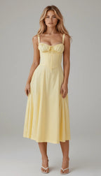 Miss | Jurk Dames Midi Casual Trendy - Polyester - Miss Madera MIS-B69C48