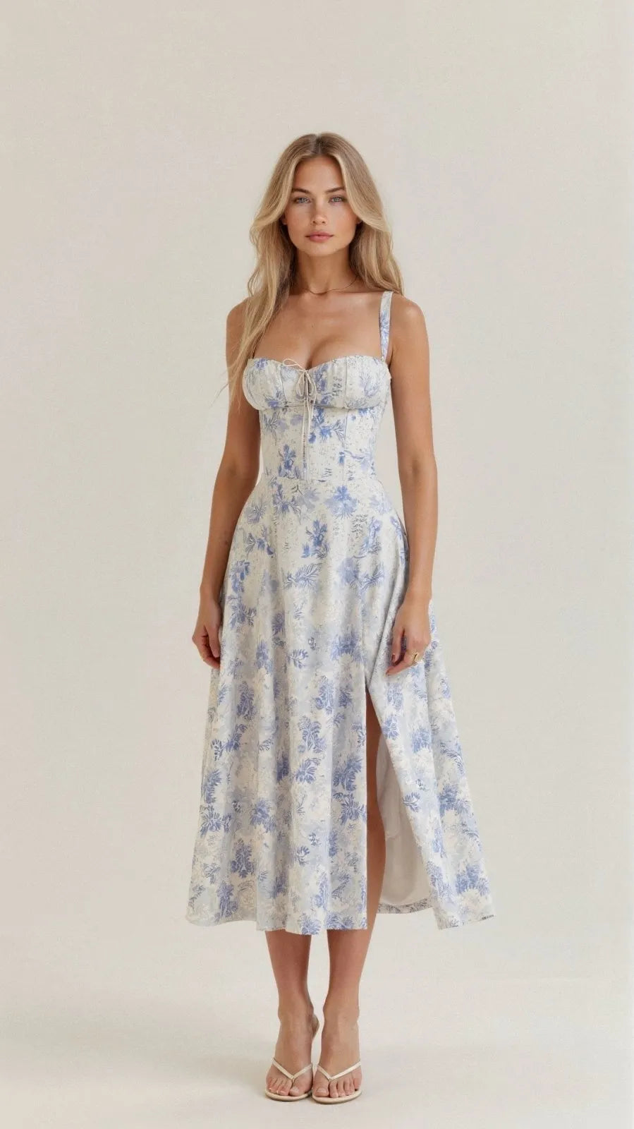 Miss | Jurk Dames Midi Casual Trendy - Polyester - Miss Madera MIS-E7718B