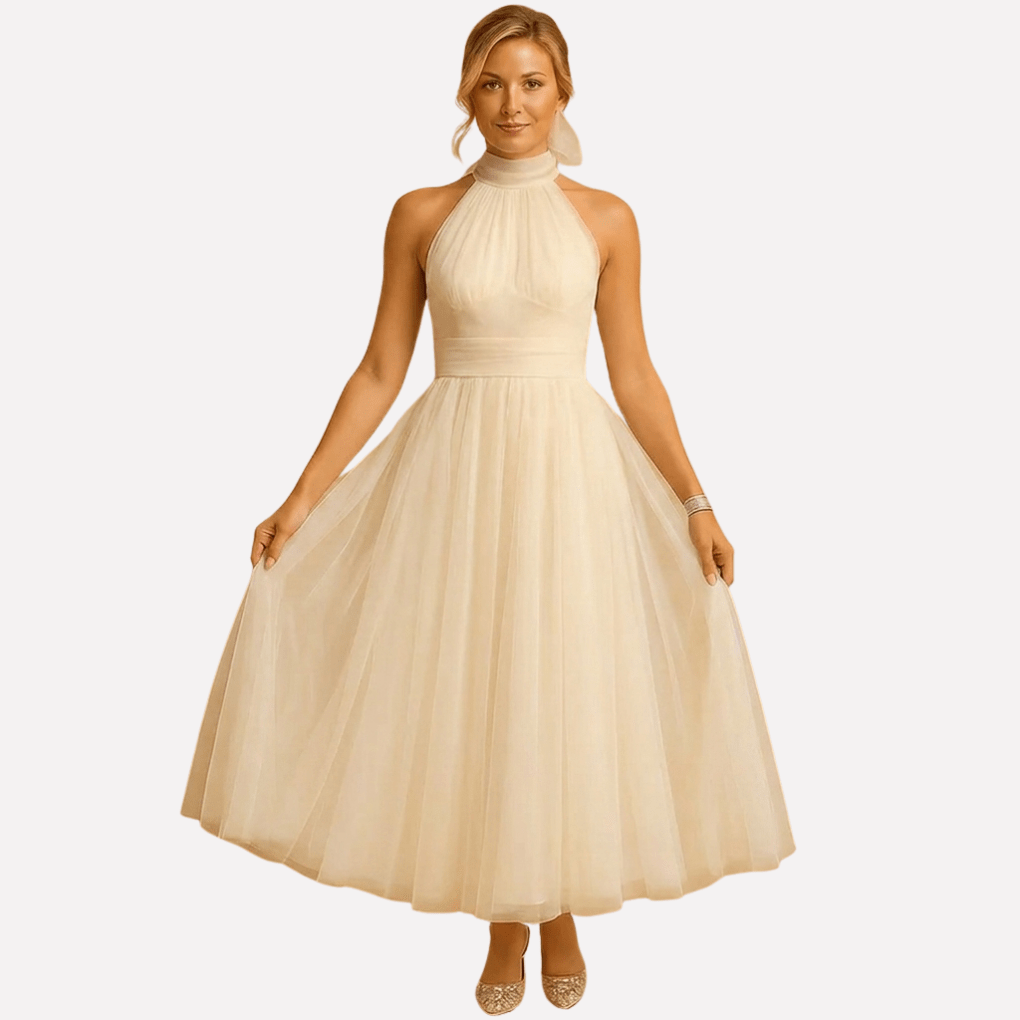 Miss | Jurk Dames Midi Casual - Viscose - Miss Madera