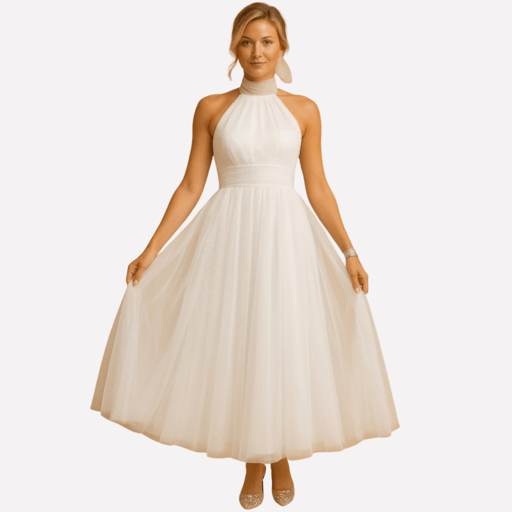 Miss | Jurk Dames Midi Casual - Viscose - Miss Madera