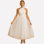 Miss | Jurk Dames Midi Casual - Viscose - Miss Madera