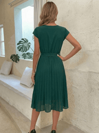 Miss | Jurk Dames Midi Casual - Viscose - Miss Madera MIS-EF4033