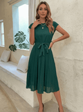 Miss | Jurk Dames Midi Casual - Viscose - Miss Madera MIS-EF4033