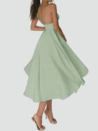 Miss | Jurk Dames Midi Cocktail Sweetheart - Polyester - Miss Madera MIS-BVRZIB
