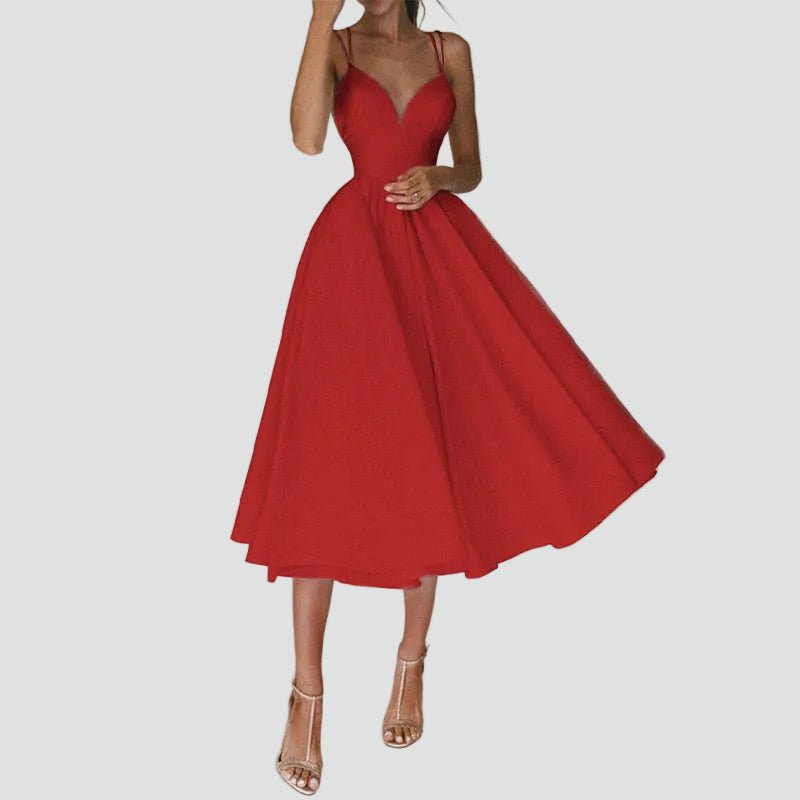Miss | Jurk Dames Midi Cocktail Sweetheart - Polyester - Miss Madera MIS-BR6VXR