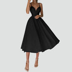 Miss | Jurk Dames Midi Cocktail Sweetheart - Polyester - Miss Madera MIS-IIZSQ7