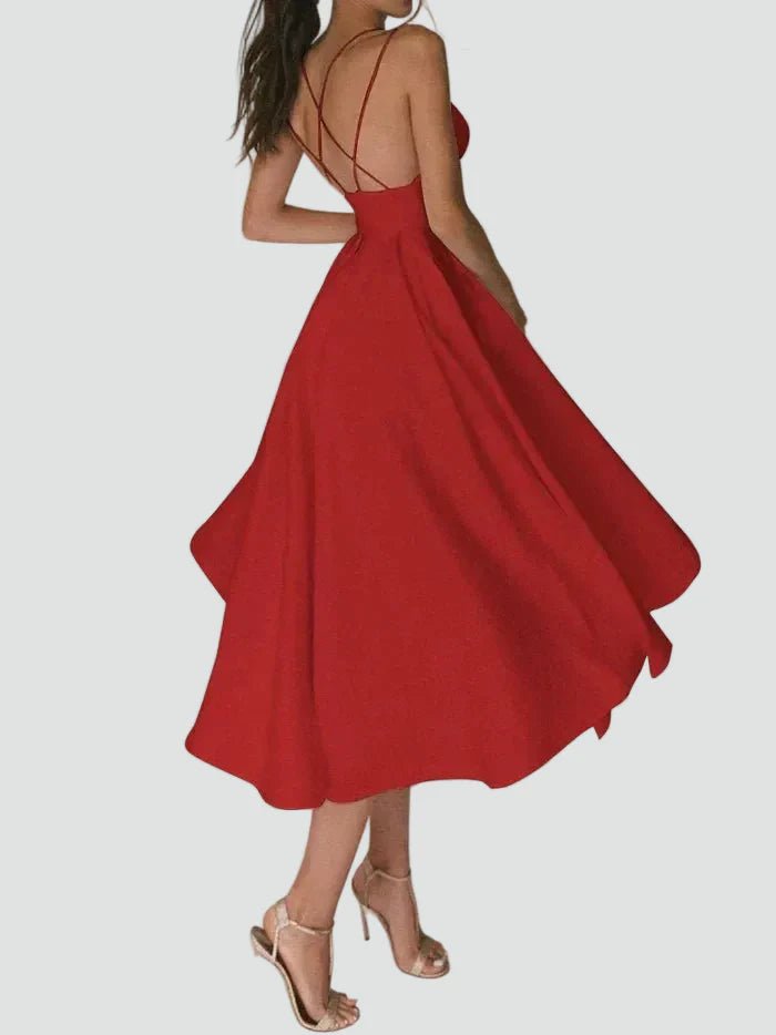 Miss | Jurk Dames Midi Cocktail Sweetheart - Polyester - Miss Madera MIS-BVRZIB