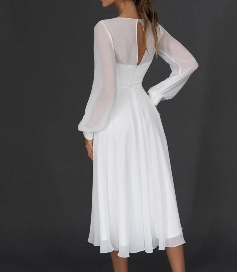 Miss | Jurk Dames Midi Elegant - Chiffon - Miss Madera MIS-90EDE7