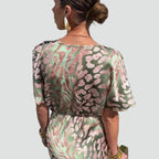 Miss | Jurk Dames Midi Elegant - Chiffon - Miss Madera