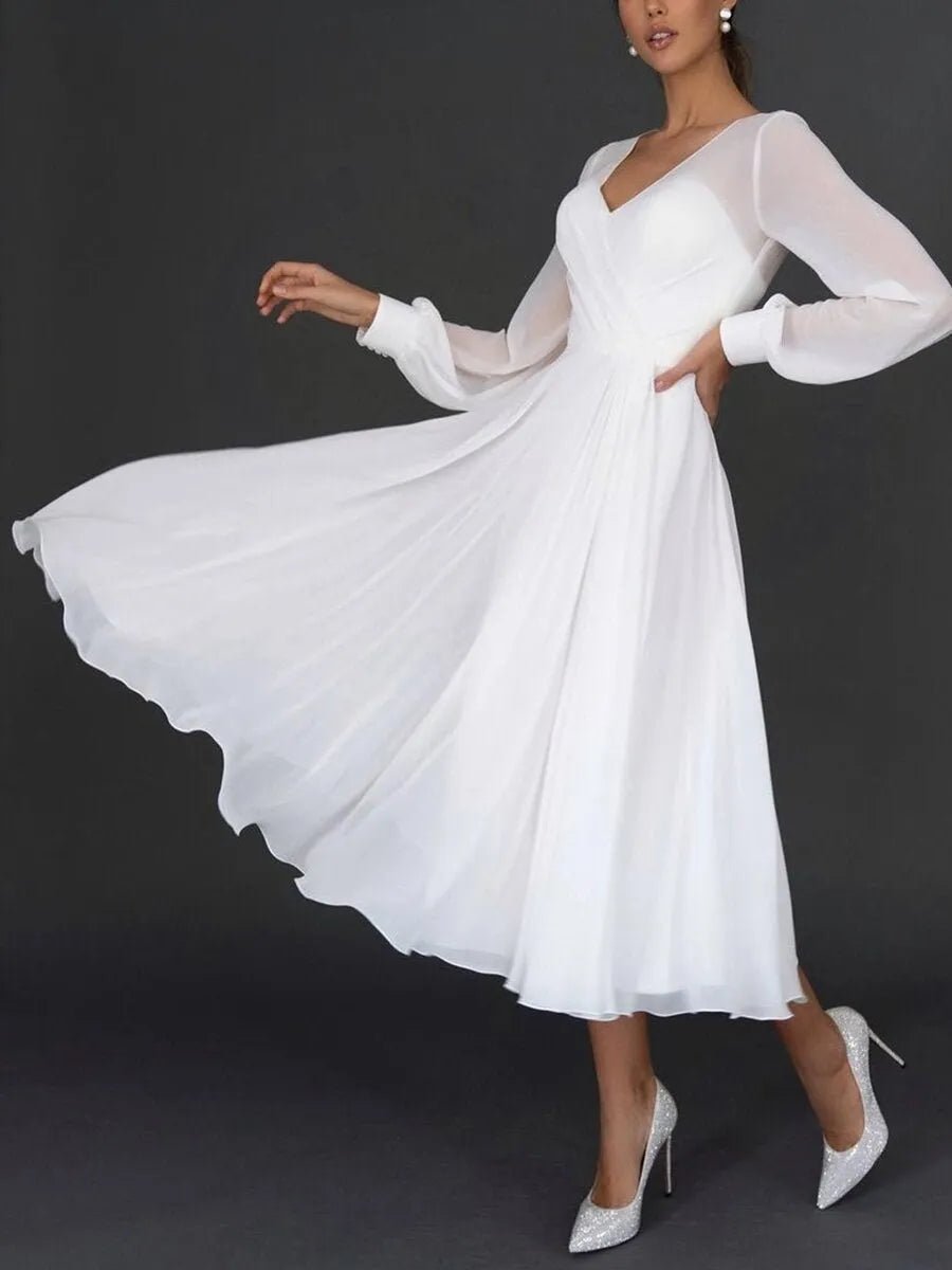 Miss | Jurk Dames Midi Elegant - Chiffon - Miss Madera MIS-90EDE7