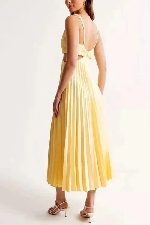 Miss | Jurk Dames Midi Elegant Plissé - Polyester - Miss Madera MIS-BF1710