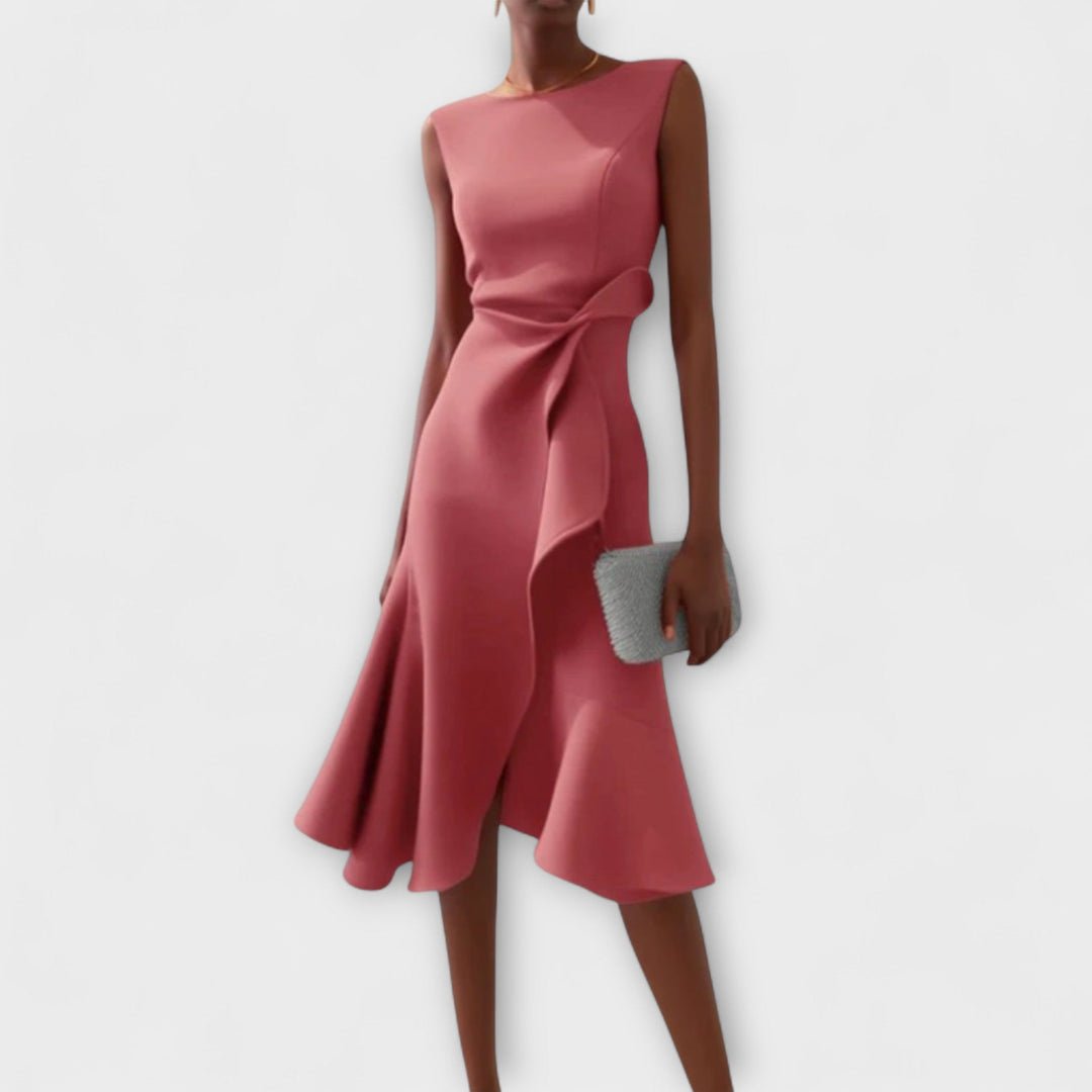 Miss | Jurk Dames Midi Elegant - Polyester - Miss Madera MIS-6CD3B7