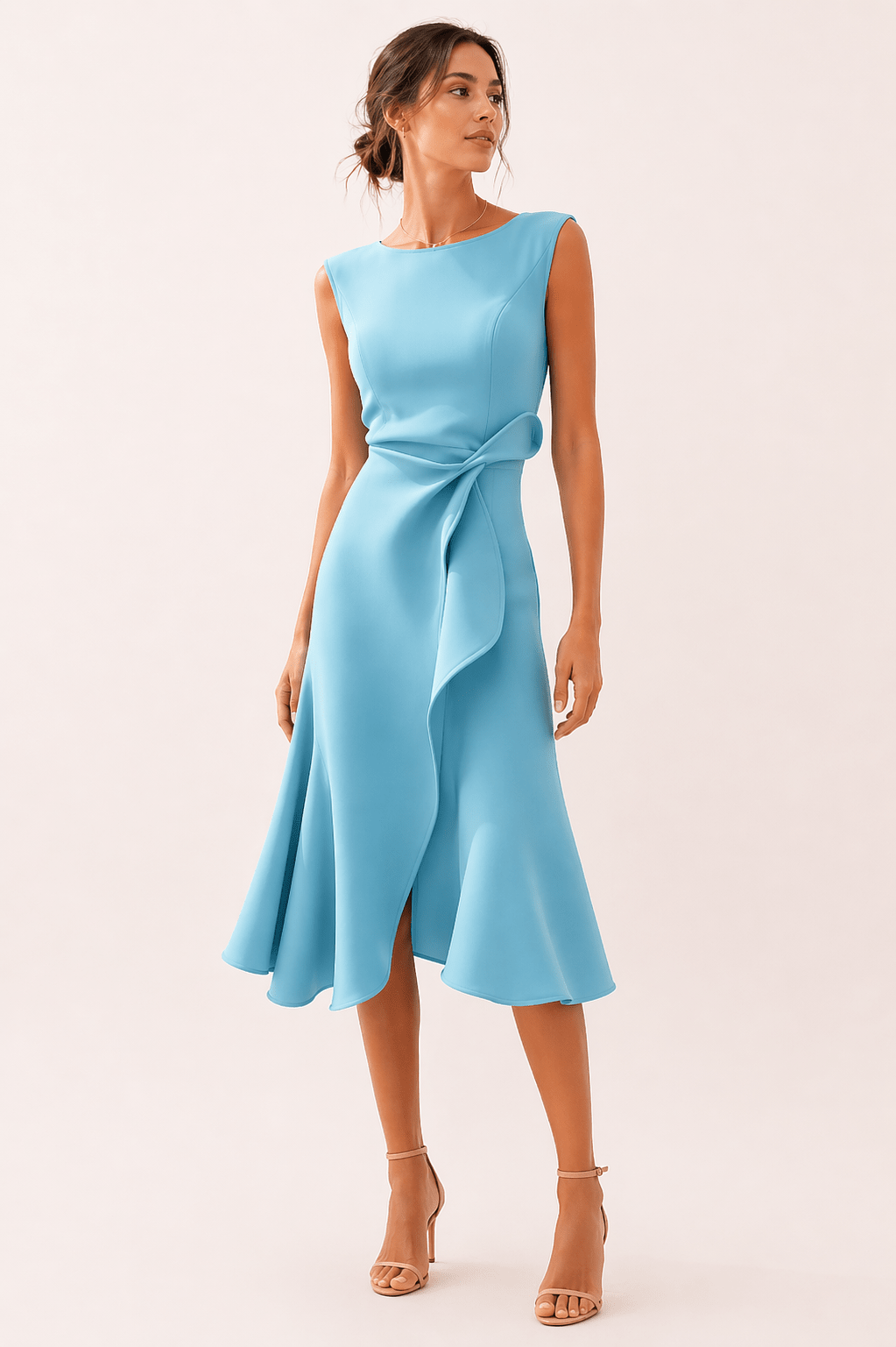 Miss | Jurk Dames Midi Elegant - Polyester - Miss Madera