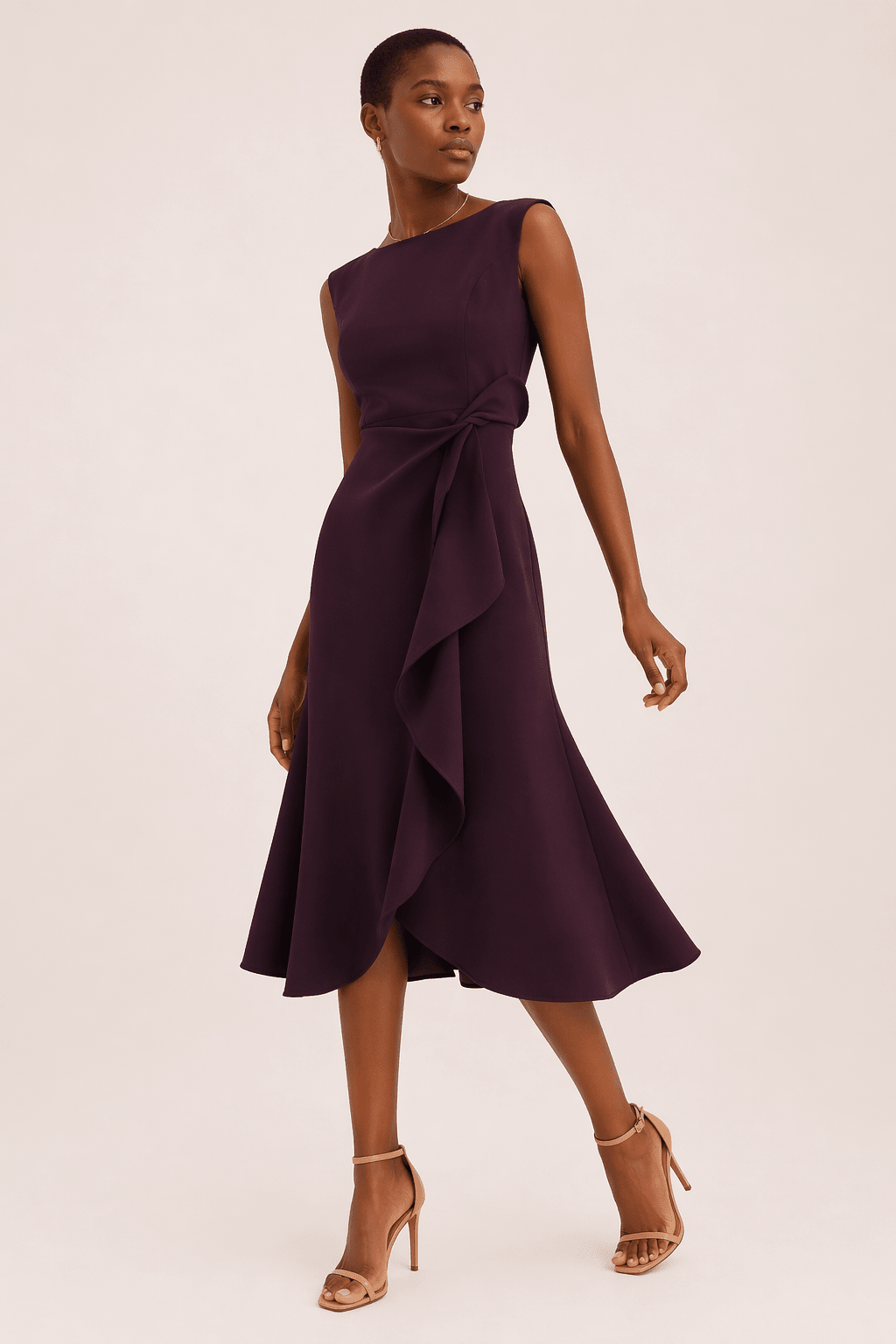Miss | Jurk Dames Midi Elegant - Polyester - Miss Madera