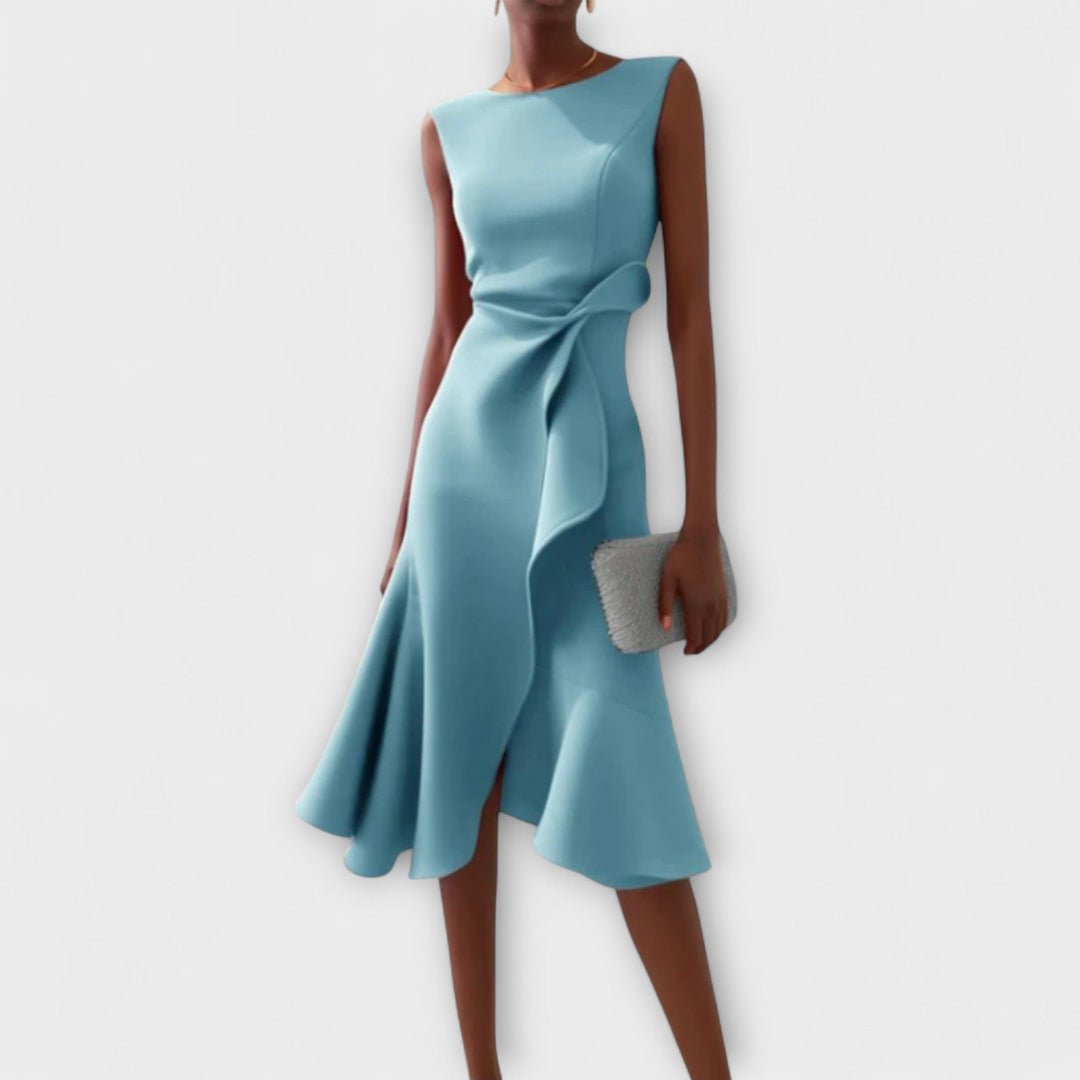 Miss | Jurk Dames Midi Elegant - Polyester - Miss Madera MIS-9EA02C