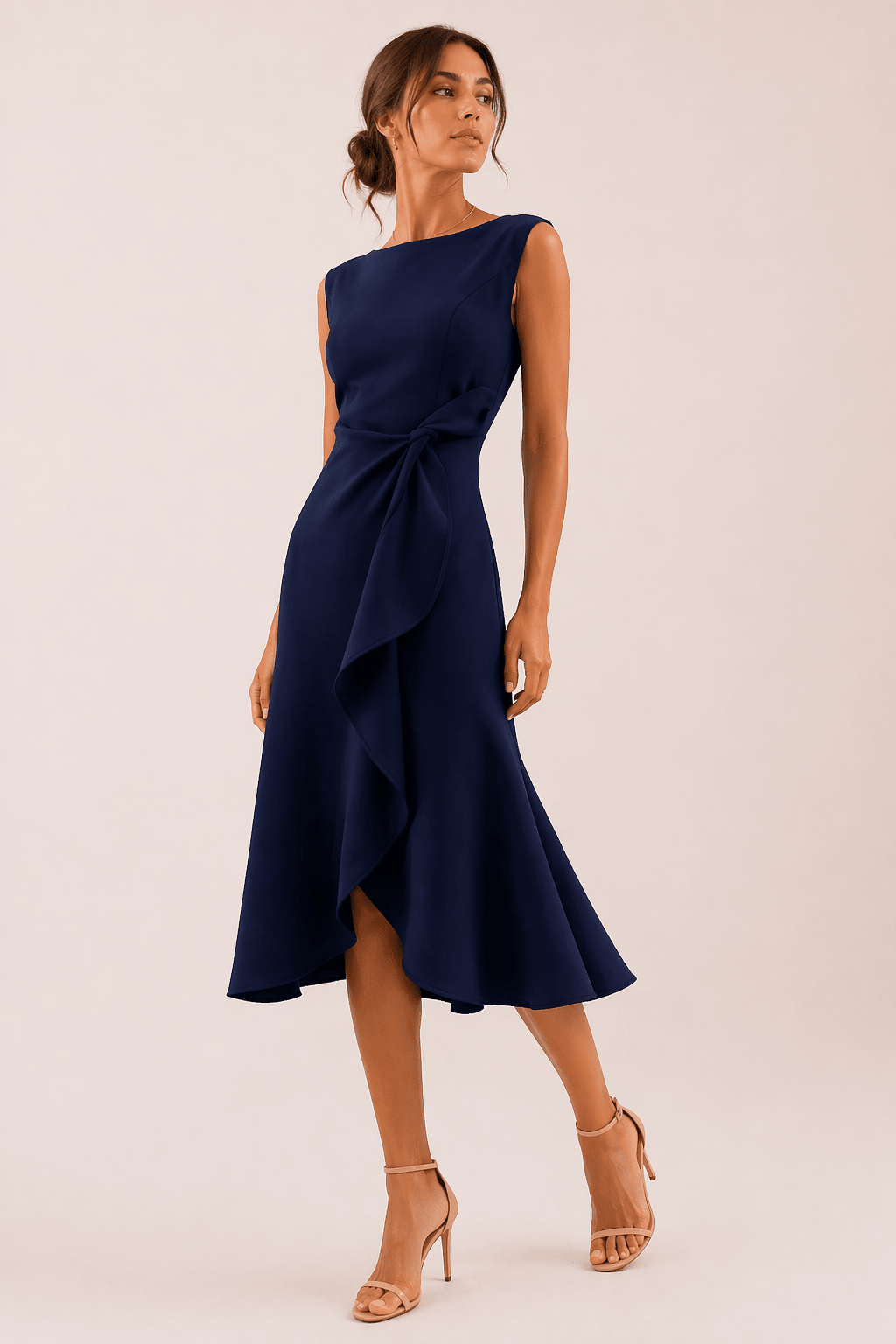 Miss | Jurk Dames Midi Elegant - Polyester - Miss Madera