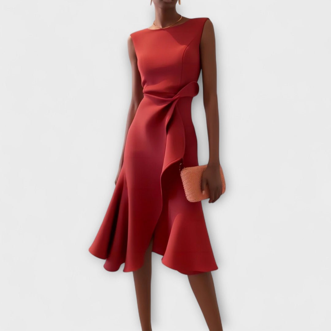 Miss | Jurk Dames Midi Elegant - Polyester - Miss Madera MIS-B871E8