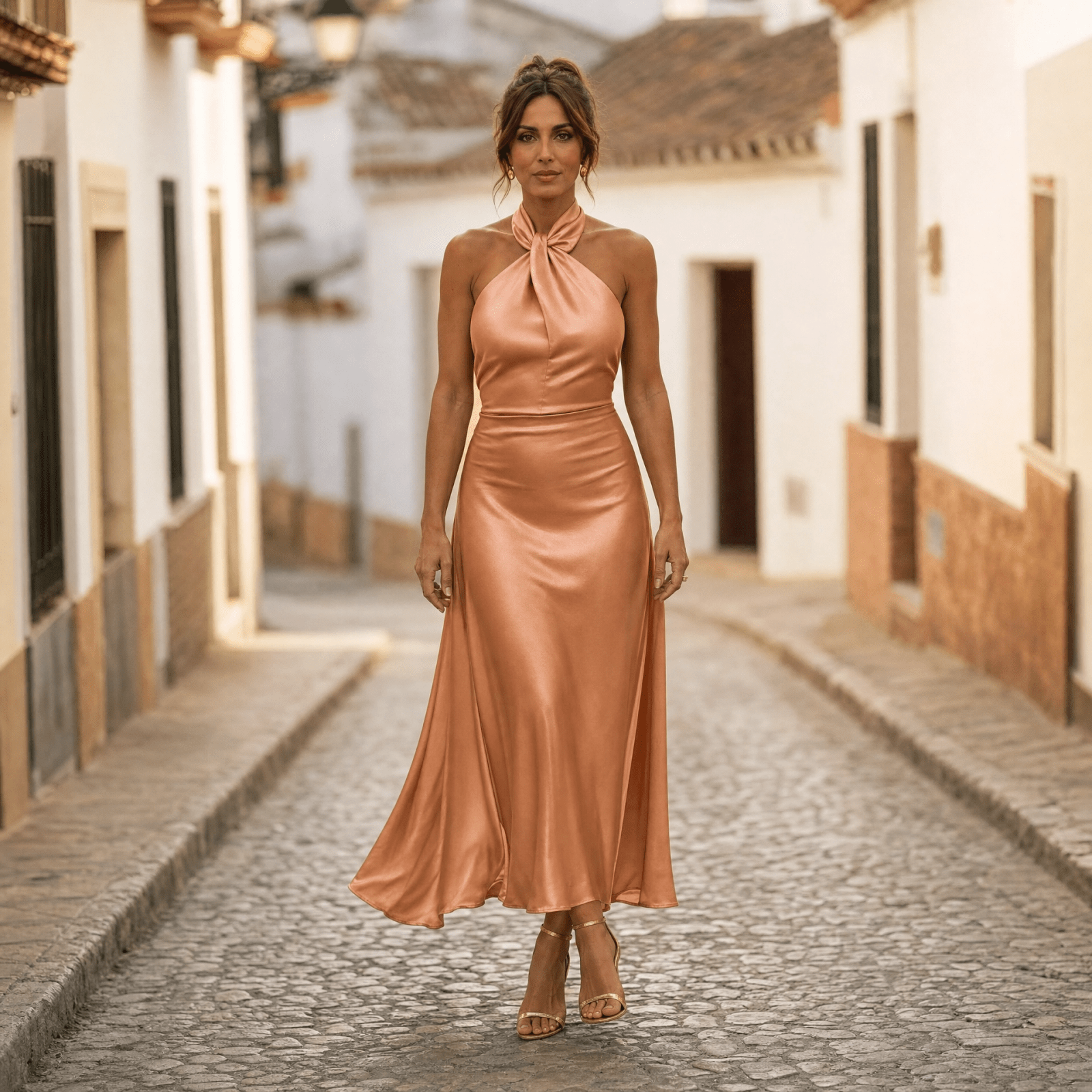 Miss | Jurk Dames Midi Elegant - Polyester - Miss Madera MIS-DB3EB0