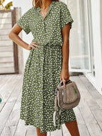 Miss | Jurk Dames Midi - Katoen - Miss Madera