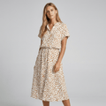 Miss | Jurk Dames Midi - Katoen - Miss Madera