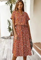 Miss | Jurk Dames Midi - Katoen - Miss Madera