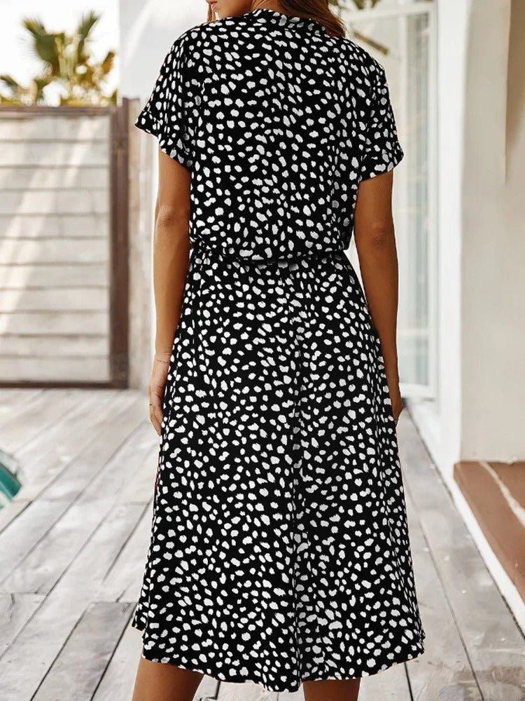 Miss | Jurk Dames Midi - Katoen - Miss Madera
