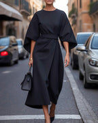 Miss | Jurk Dames Midi Kimono Wikkel - Viscose - Miss Madera MIS-RJO8DH