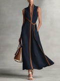 Miss | Jurk Dames Midi - Linnen - Miss Madera MIS-97ADC6