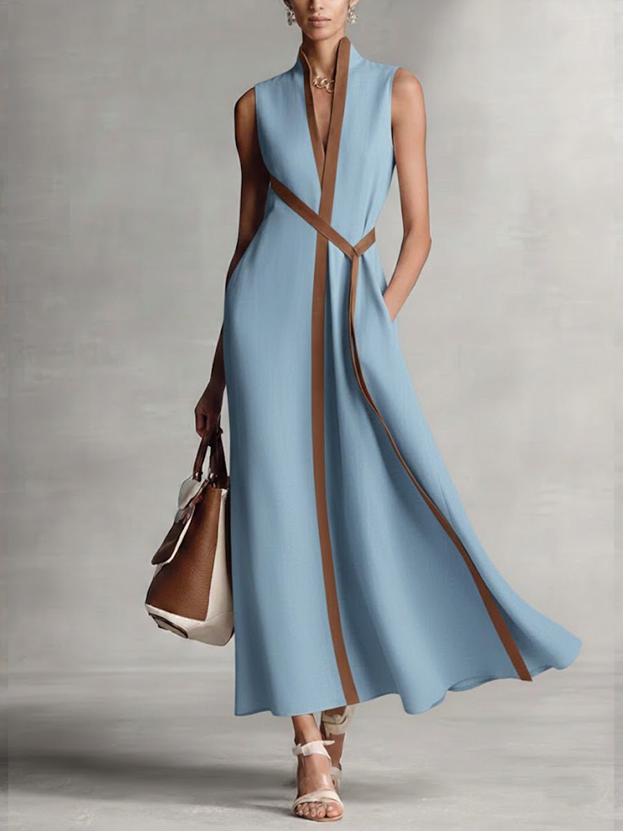 Miss | Jurk Dames Midi - Linnen - Miss Madera MIS-36D2F3