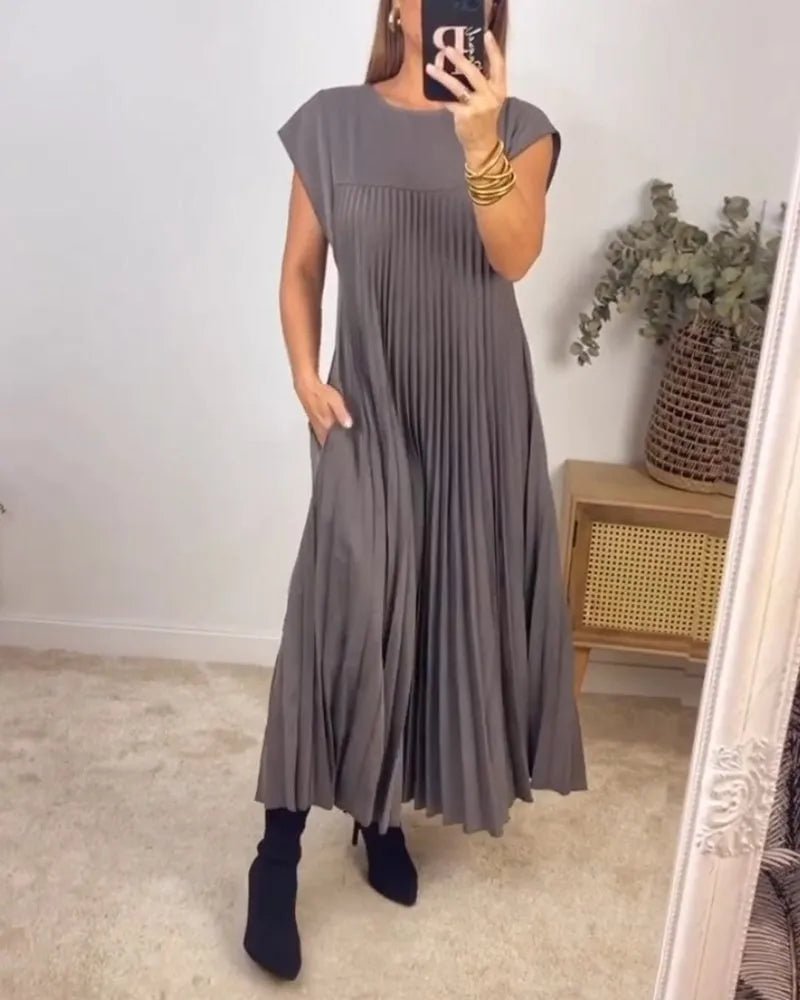 Miss | Jurk Dames Midi Plissé Elegant - Polyester - Miss Madera MIS-1FAA73