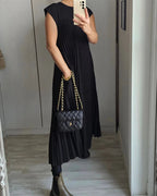 Miss | Jurk Dames Midi Plissé Elegant - Polyester - Miss Madera