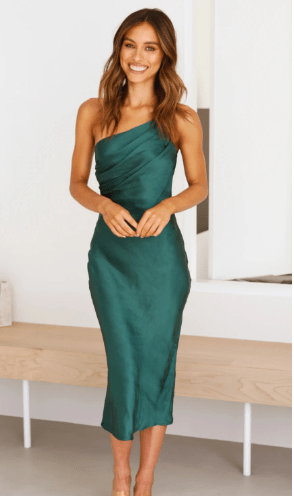 Miss | Jurk Dames Midi Slim Fit - Polyester - Miss Madera MIS-5CA5DB