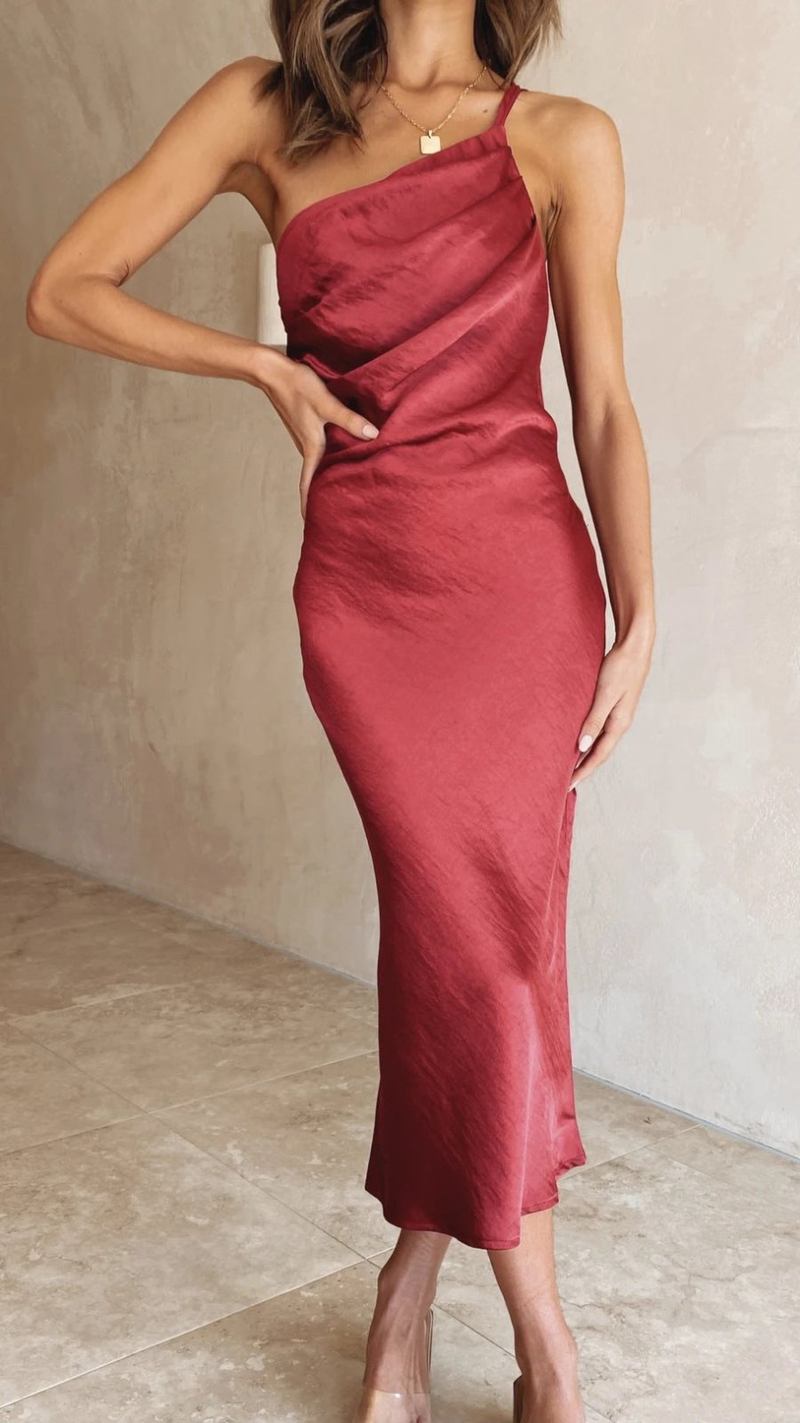 Miss | Jurk Dames Midi Slim Fit - Polyester - Miss Madera MIS-EDED1C