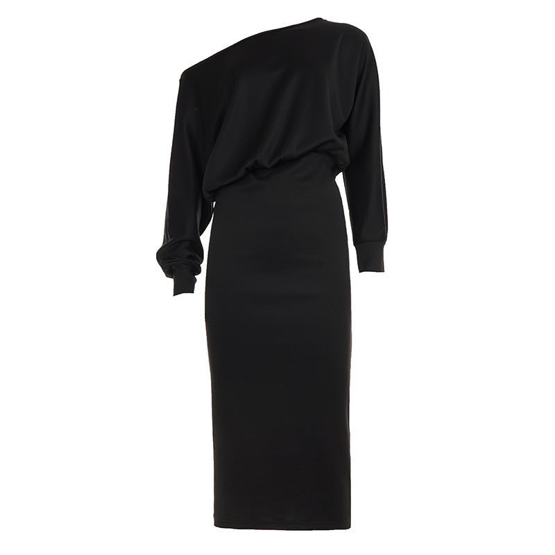 Miss | Jurk Dames Midi Vleermuismouw Getailleerd - Jersey - Miss Madera MIS-R6SQ3J