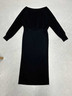 Miss | Jurk Dames Midi Vleermuismouw Getailleerd - Jersey - Miss Madera MIS-92JKKB