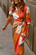 Miss | Jurk Dames Midi Zomer - Polyester - Miss Madera
