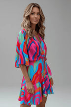 Miss | Jurk Dames Mini Casual - Crêpe Polyester - Miss Madera MIS-0A0089