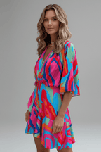 Miss | Jurk Dames Mini Casual - Crêpe Polyester - Miss Madera MIS-0A0089