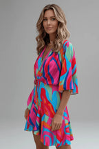 Miss | Jurk Dames Mini Casual - Crêpe Polyester - Miss Madera MIS-0A0089