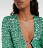 Miss | Jurk Dames Mini Glitter Avond - Polyester - Miss Madera